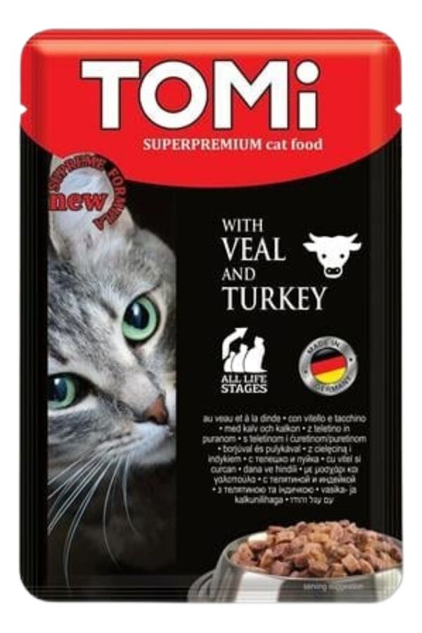 Tomi Dana ve Hindi Etli Pouch Kedi Konservesi 100gr