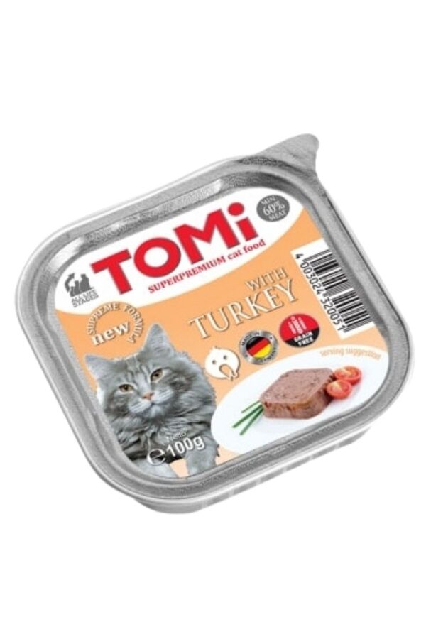 Tomi Hindili Alüminyum Kedi Konservesi 100gr