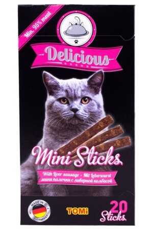 TOMI - Tomi Sosisli Mini Stick Kedi Ödülü 20x2gr 40gr