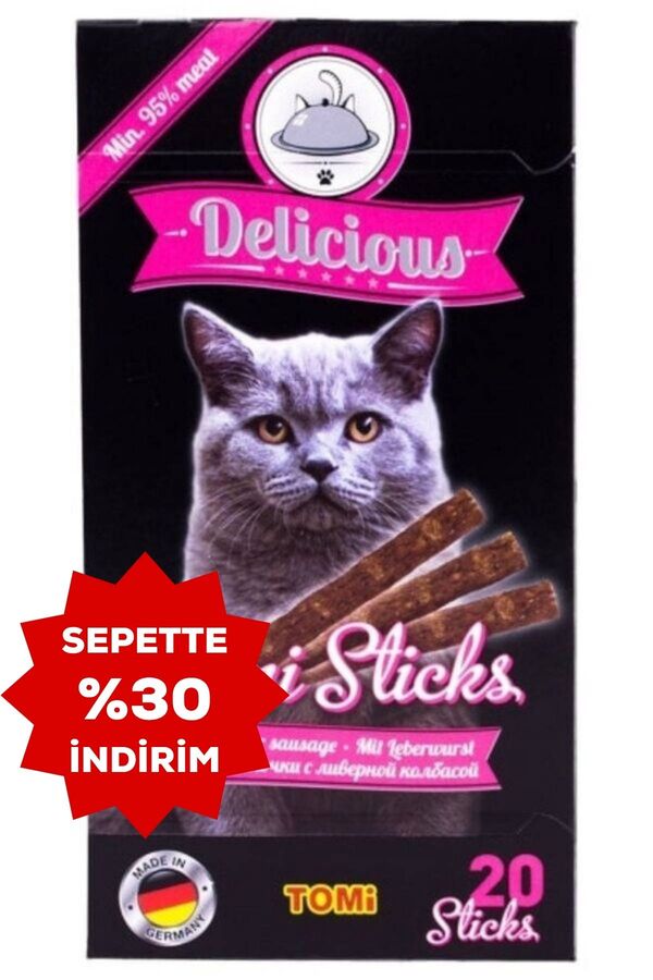 Tomi Sosisli Mini Stick Kedi Ödülü 20x2gr 40gr