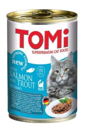 Tomi Somonlu Alabalıklı Kedi Konservesi 400gr - Thumbnail