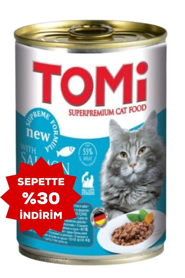 Tomi Somonlu Alabalıklı Kedi Konservesi 400gr