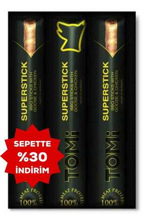Tomi Kaz ve Tavuk BBQ Stick Köpek Ödülü 3lü 3x10gr 30gr - Thumbnail