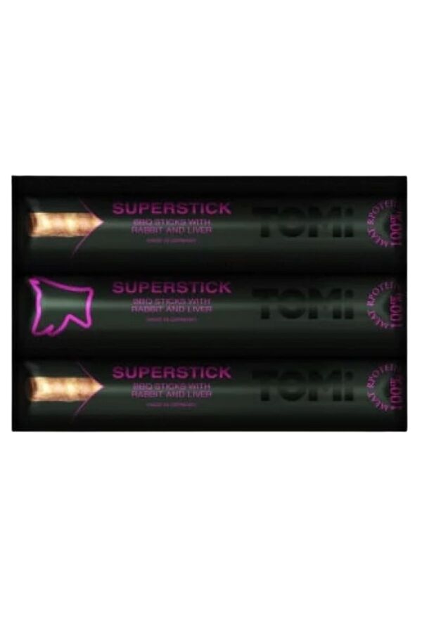 Tomi Tavşan ve Ciğer BBQ Stick Köpek Ödülü 3lü 3x10gr 30gr