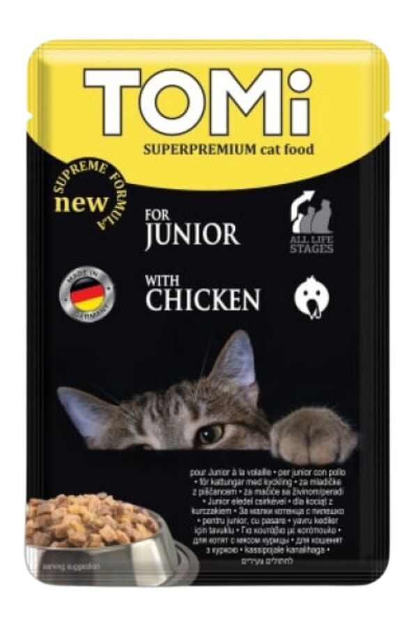 Tomi Kümes Hayvanlı Pouch Yavru Kedi Konservesi 100gr