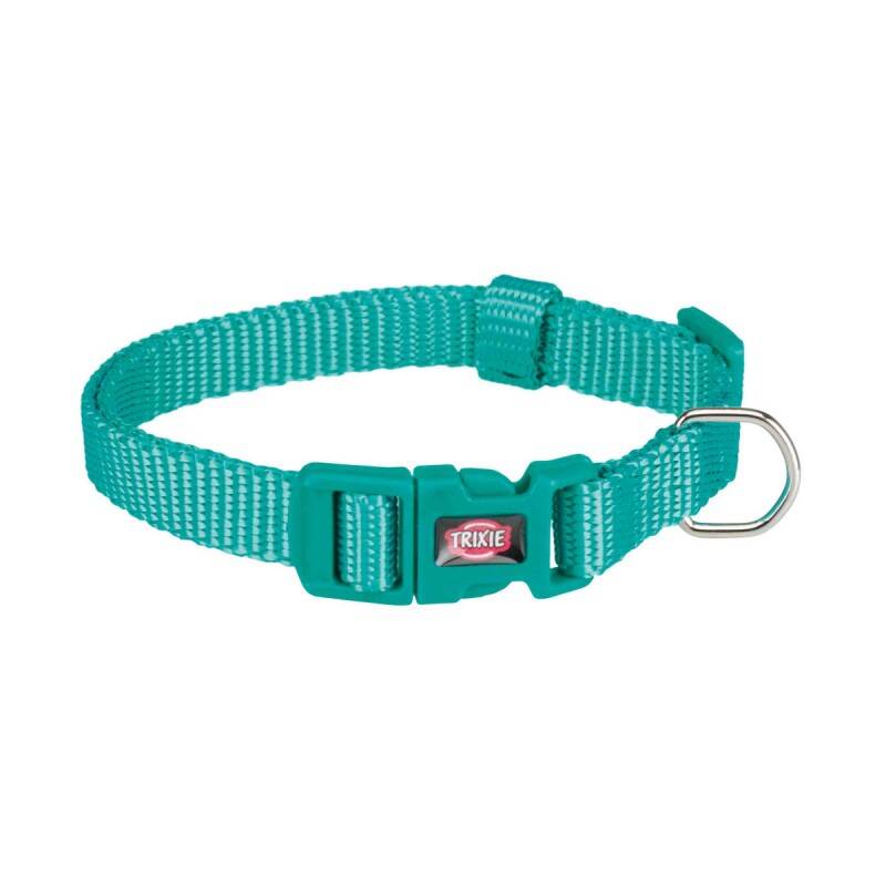 Trixie Köpek Premium Boyun Tasması 22-35cm 10mm (XS/S) Turkuaz