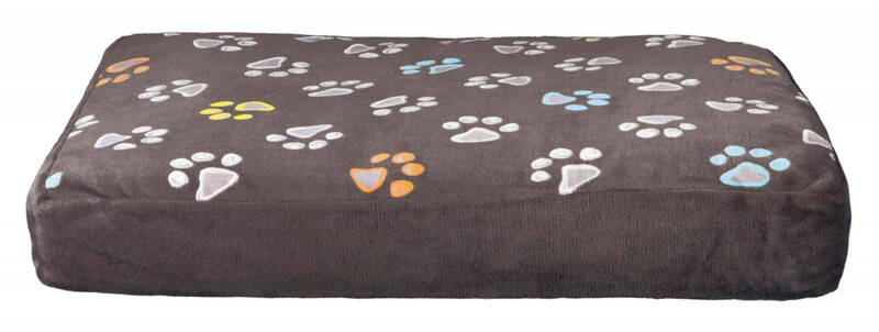 Trixie Köpek Yatağı 60x40cm Pati Desenli Gri