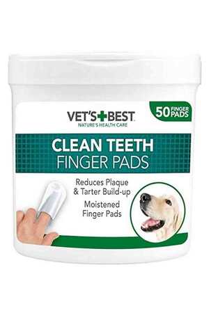 VETS BEST - Vets Best Köpek Diş Temizleme Parmak Pedi 50li