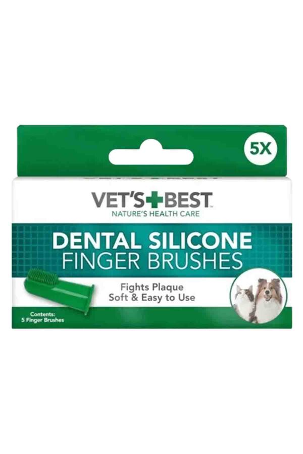 Vets Best Silikon Başlıklı Parmak Diş Fırçası