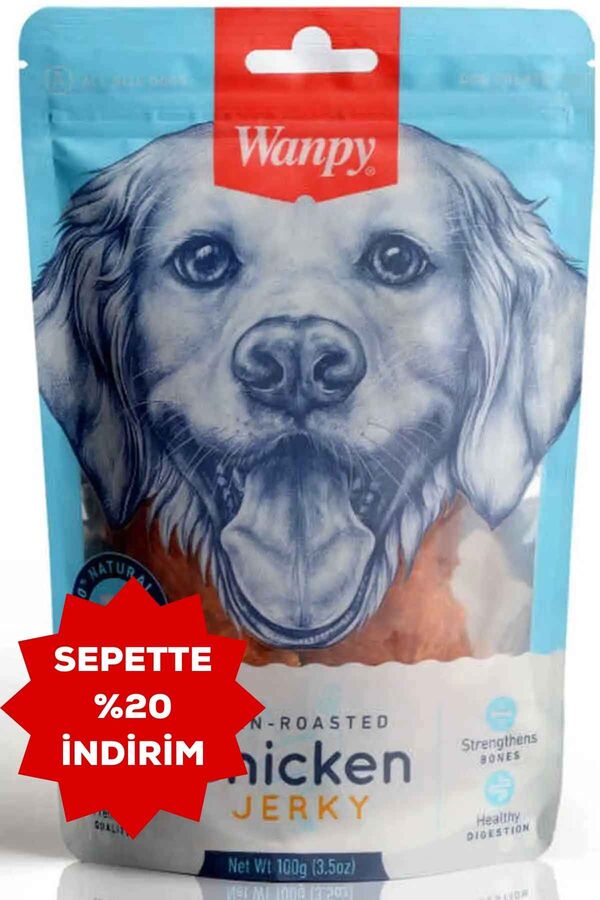 Wanpy Gerçek Tavuk Fileto Köpek Ödülü 100gr