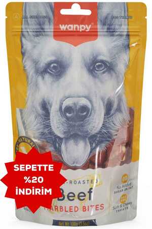 Wanpy Marbled Biftek Et Parçalı Köpek Ödül Maması 100gr - Thumbnail