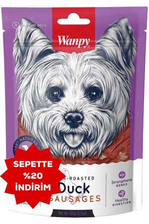 WANPY - Wanpy Ördek Etli Sosis Köpek Ödülü 100gr
