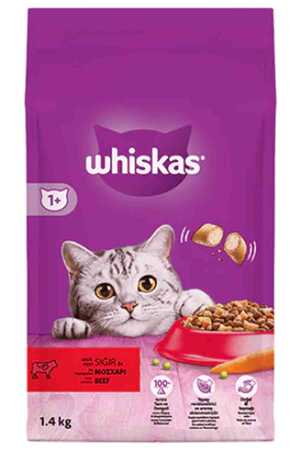 WHISKAS - Whiskas Biftekli Ciğerli Yetişkin Kedi Maması 1,4kg