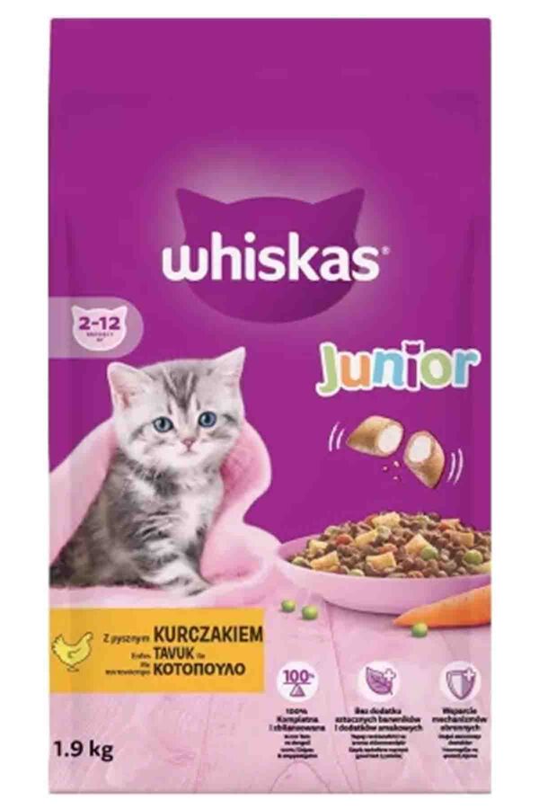 Whiskas Junior Tavuklu Yavru Kedi Maması 1,9kg