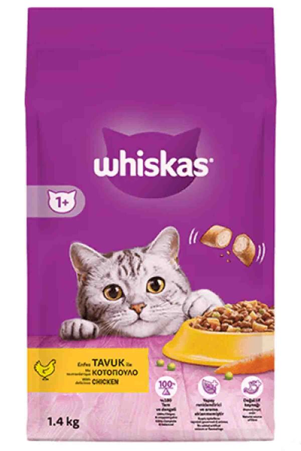 Whiskas Tavuklu Yetişkin Kedi Maması 1,4kg